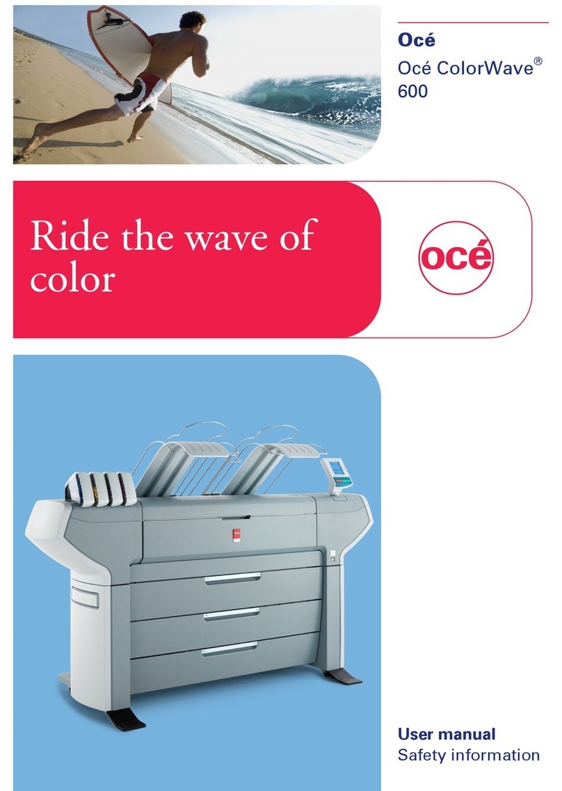 Oce ColorWave 600 User manual