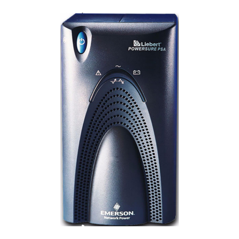 Liebert PowerSure PSA User manual