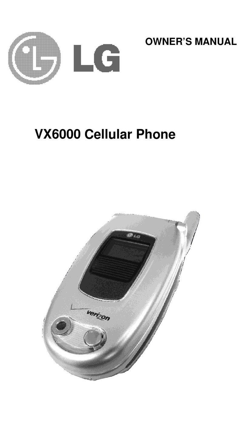 LG VX6000 User manual