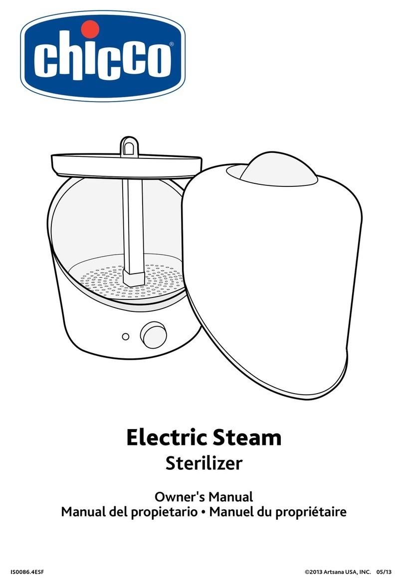 Chicco Electric Steam owner's manual