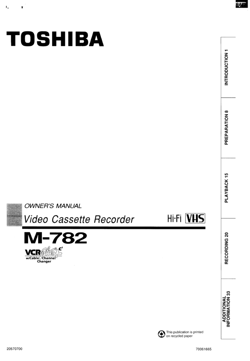 Toshiba M-782 User manual Toshiba M-782 User manual