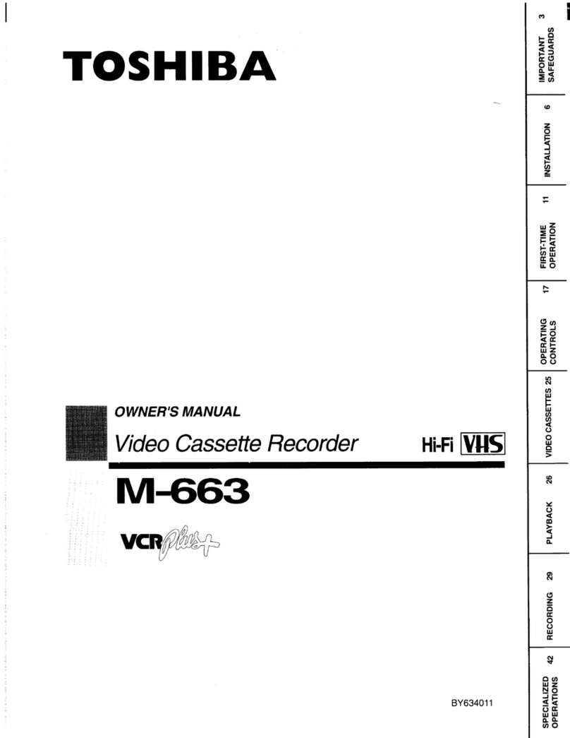 Toshiba M-663 User manual