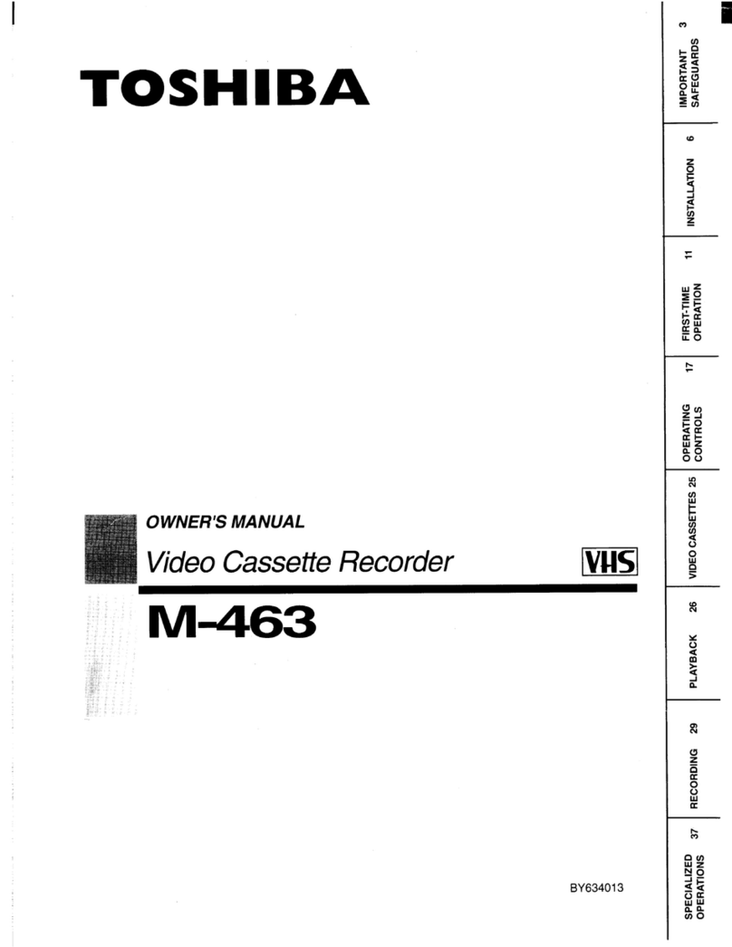 Toshiba M-463 User manual Toshiba M-463 User manual