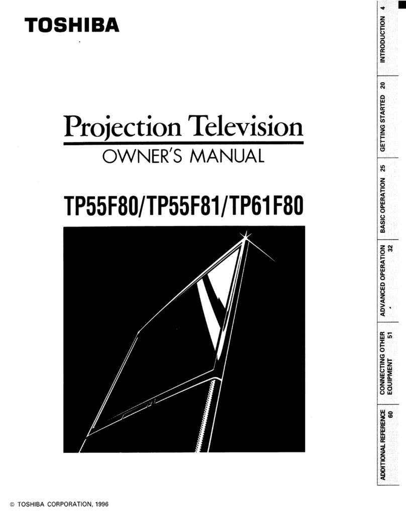 Toshiba TP55F80 owner's manual
