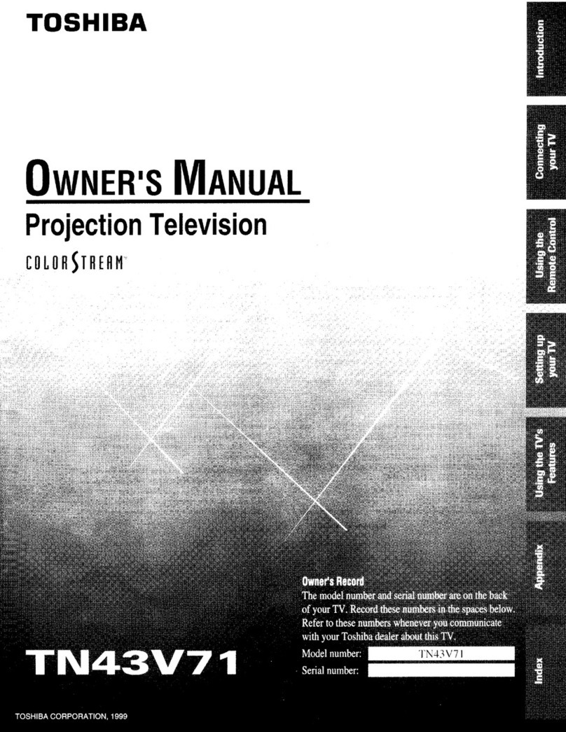 Toshiba TN43V71 owner's manual