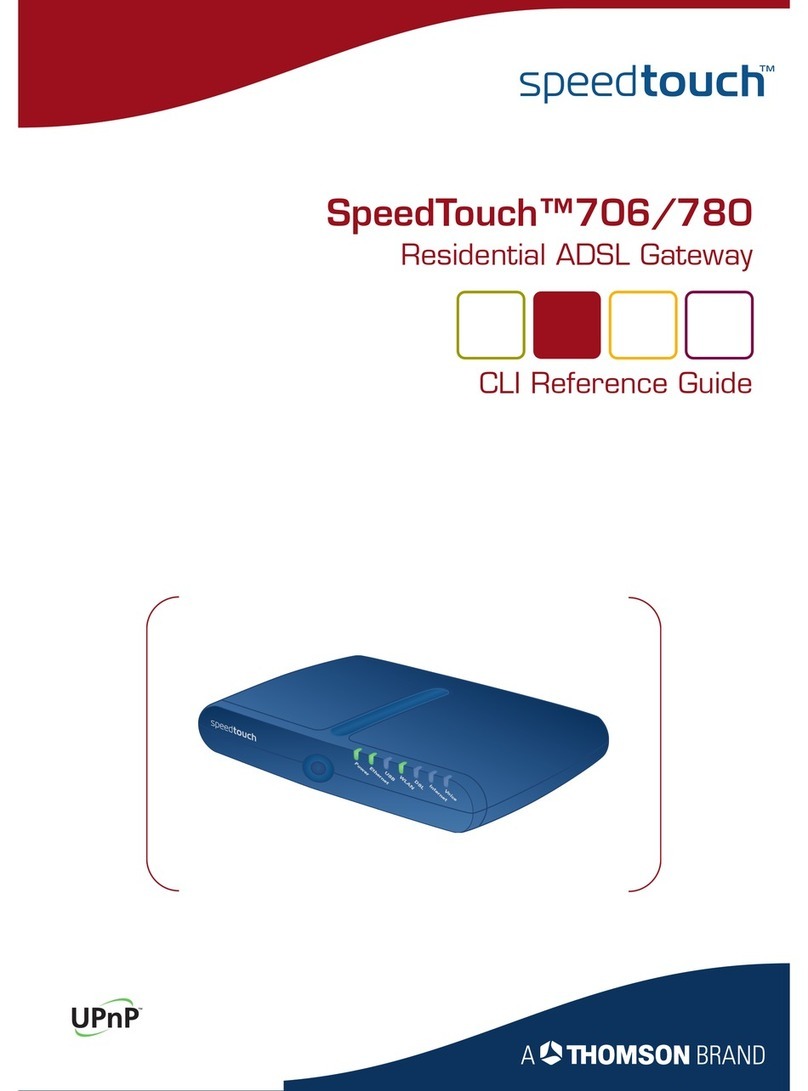 Speedtouch 706 reference guide