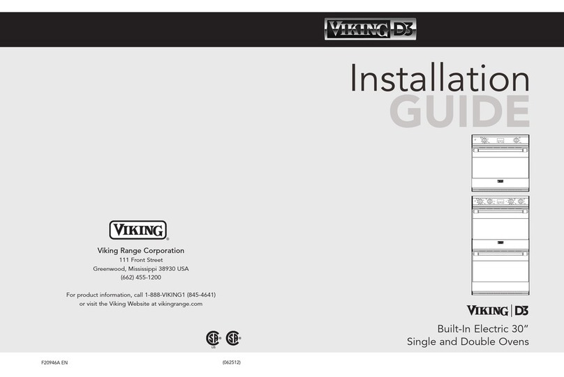 Viking RDSOE306 User manual