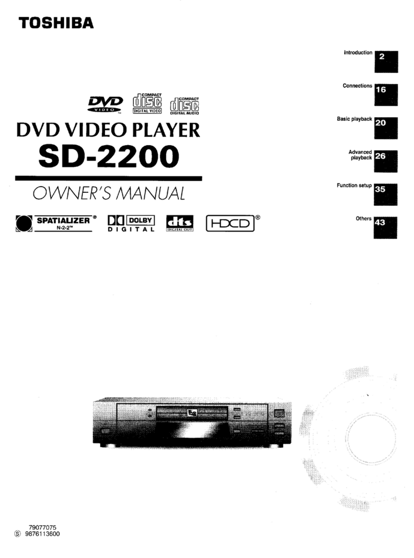 Toshiba SD-2200 User manual