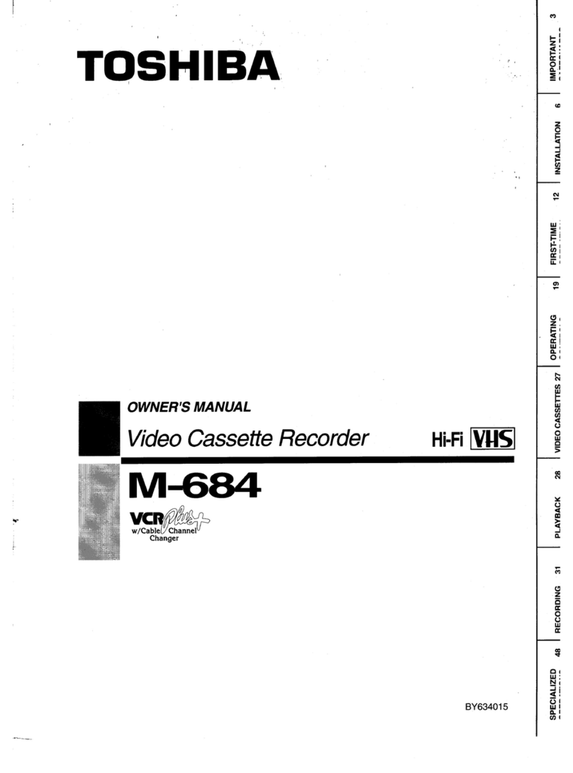 Toshiba M-684 User manual
