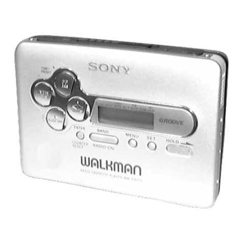 Sony WM-FX673 Service manual
