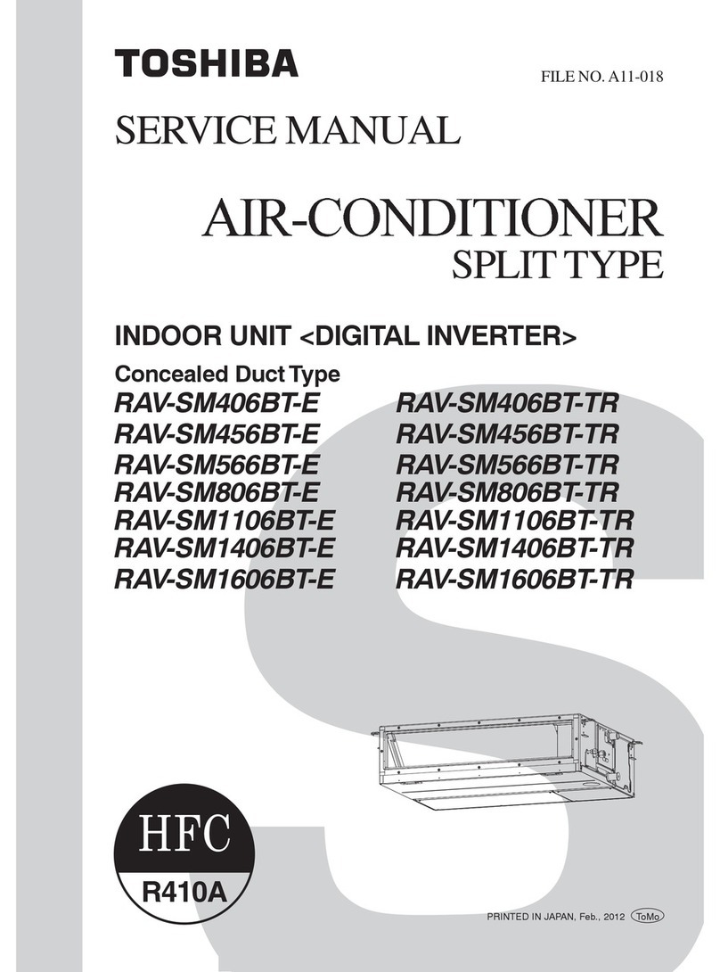 Toshiba RAV-SM406BT-E User manual Toshiba RAV-SM406BT-E User manual