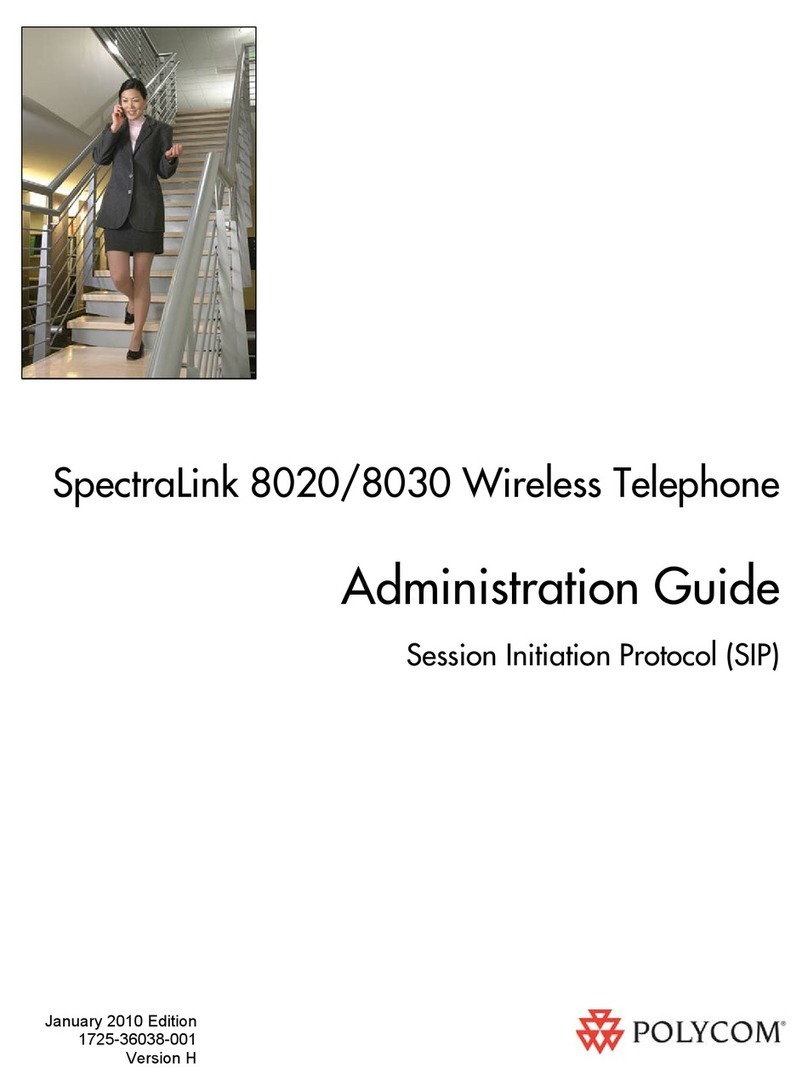 Polycom SpectraLink 8020 Service manual