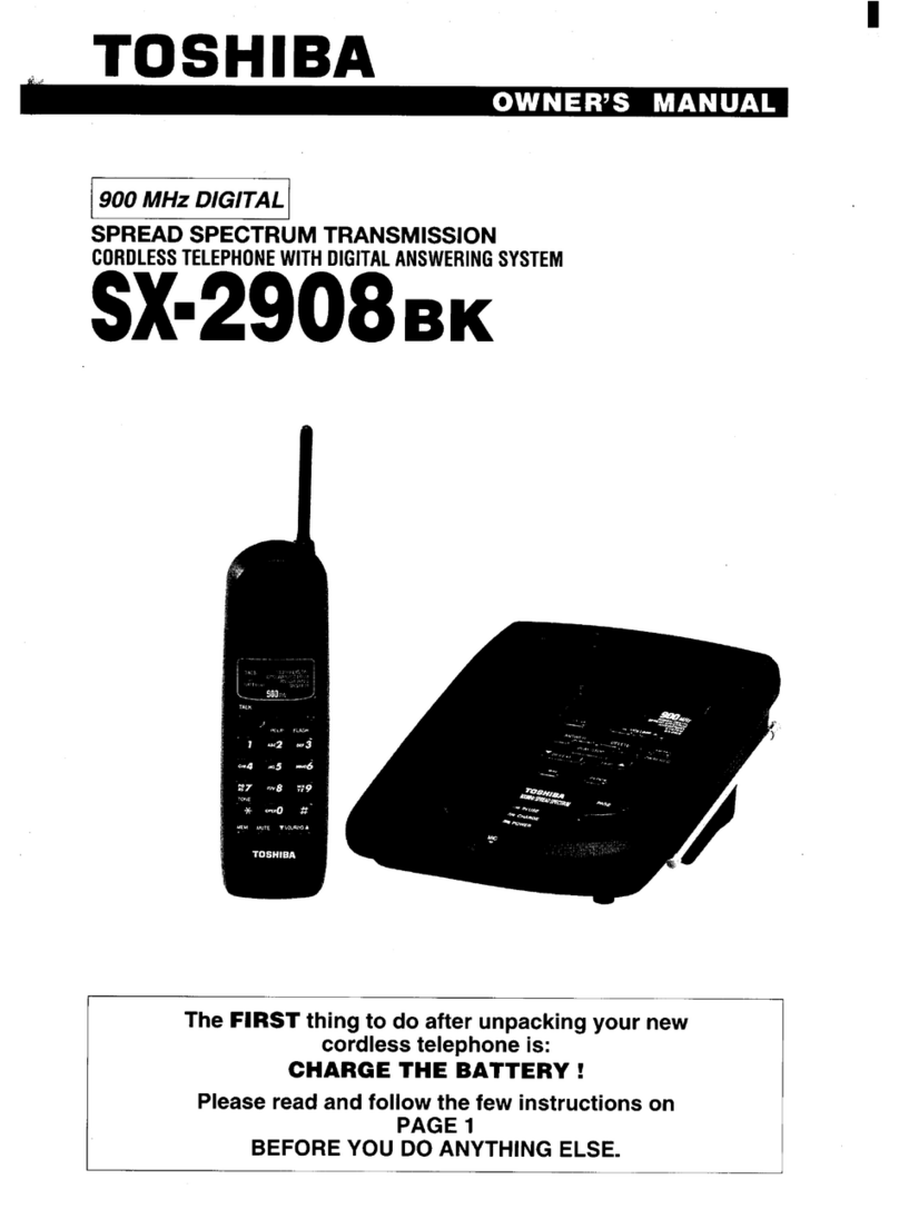 Toshiba SX-2908 BK User manual