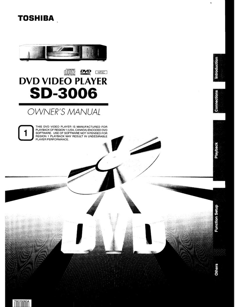 Toshiba SD-3006 User manual