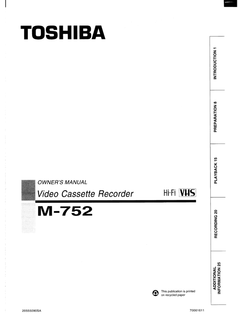 Toshiba M-752 User manual