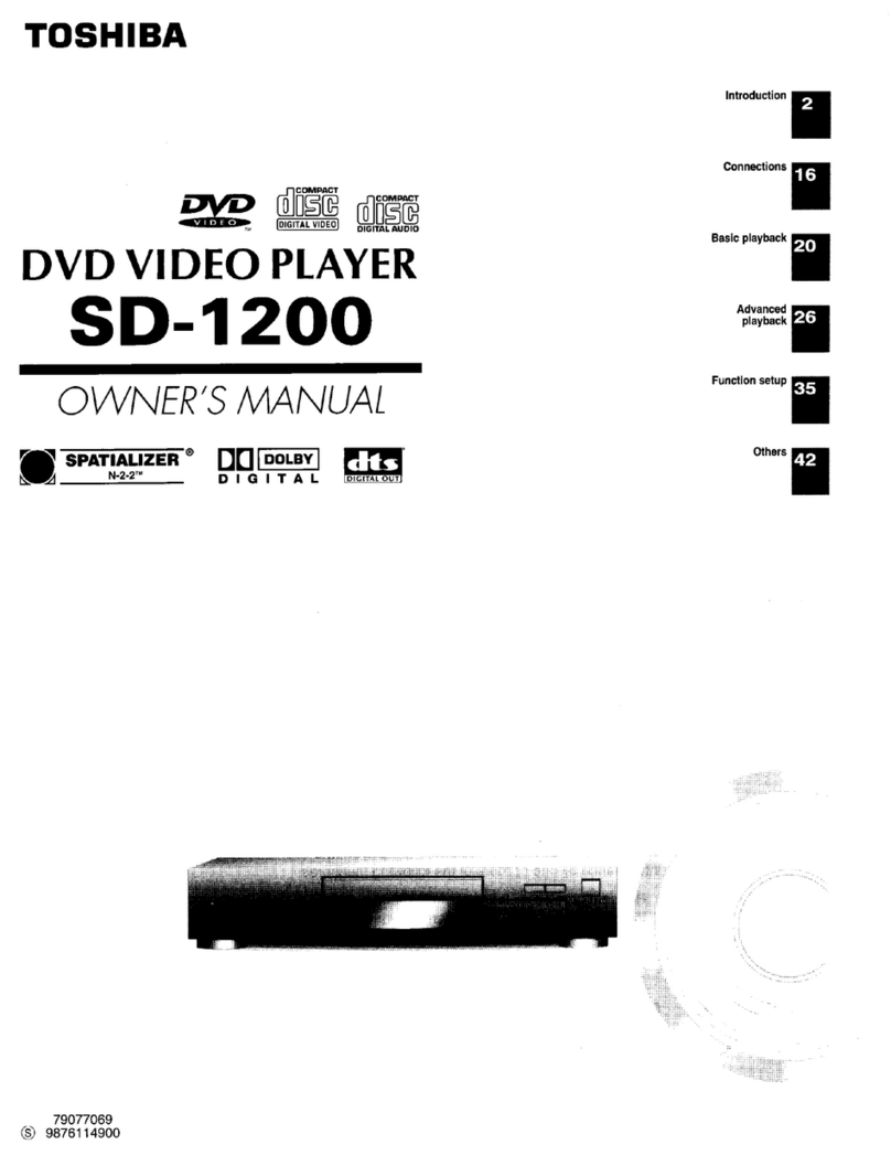 Toshiba SD-1200 User manual