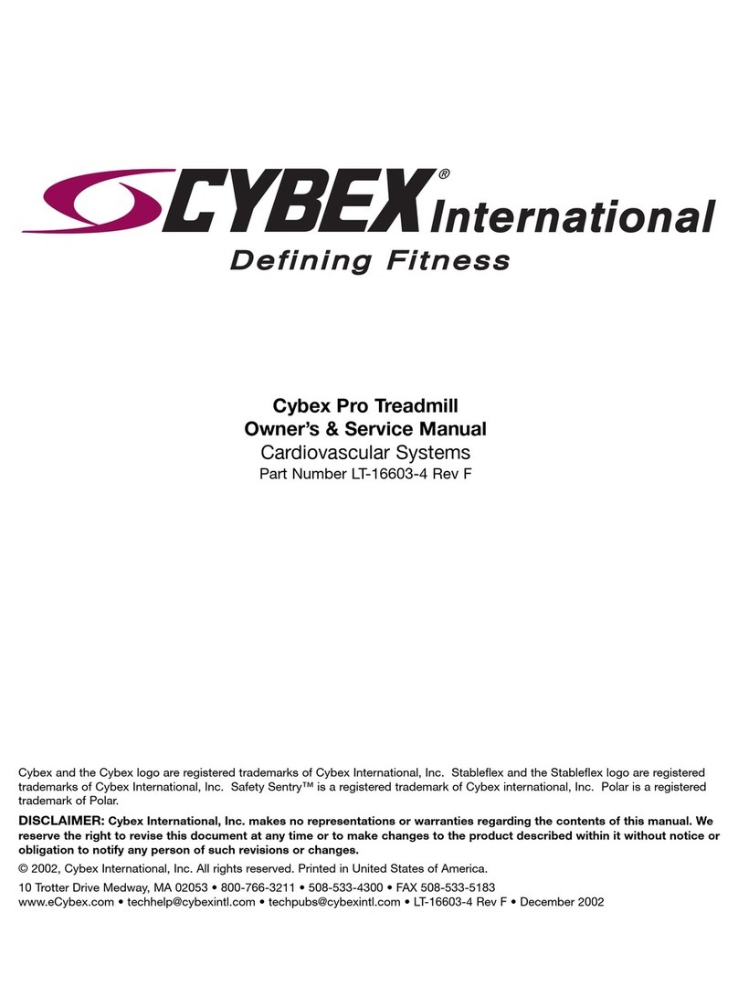 CYBEX Treadmill Application guide