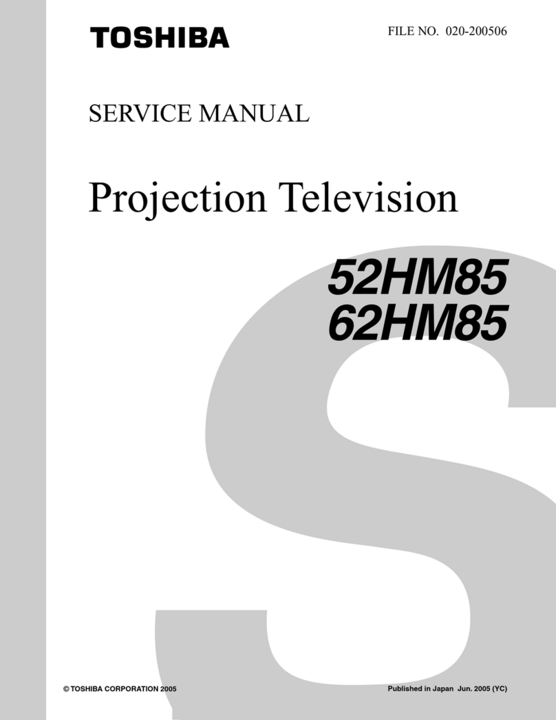 Toshiba 52HM85 User manual Toshiba 52HM85 User manual