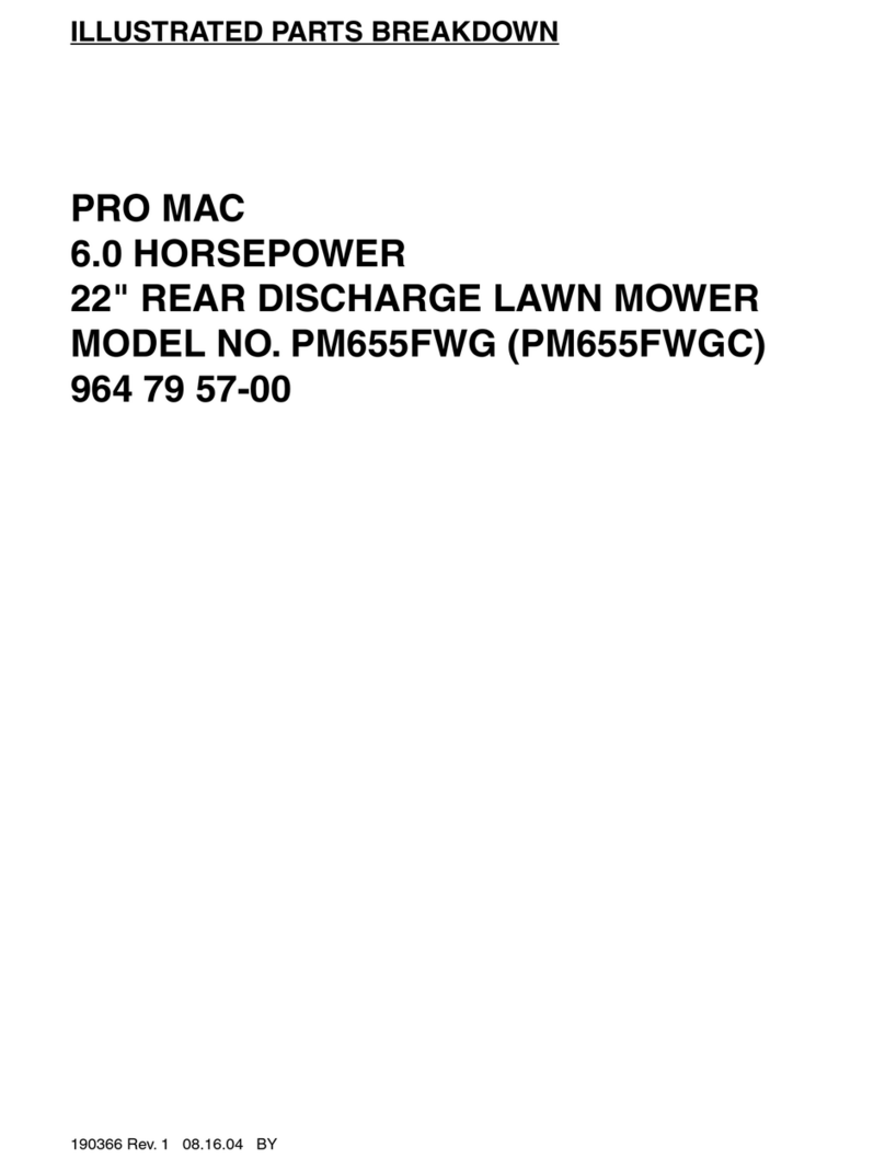 McCulloch PM655FWG Illustrated parts breakdown