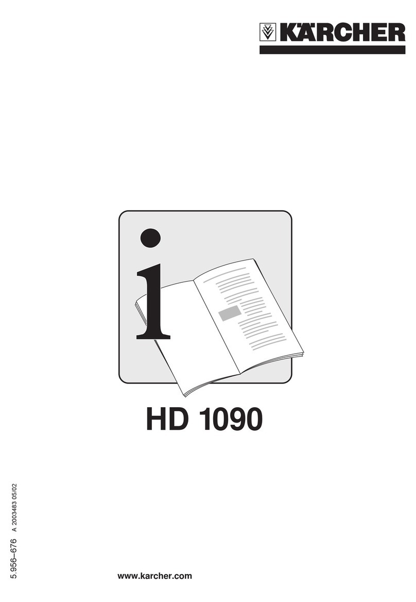 Kärcher HD 1090 Installation instructions
