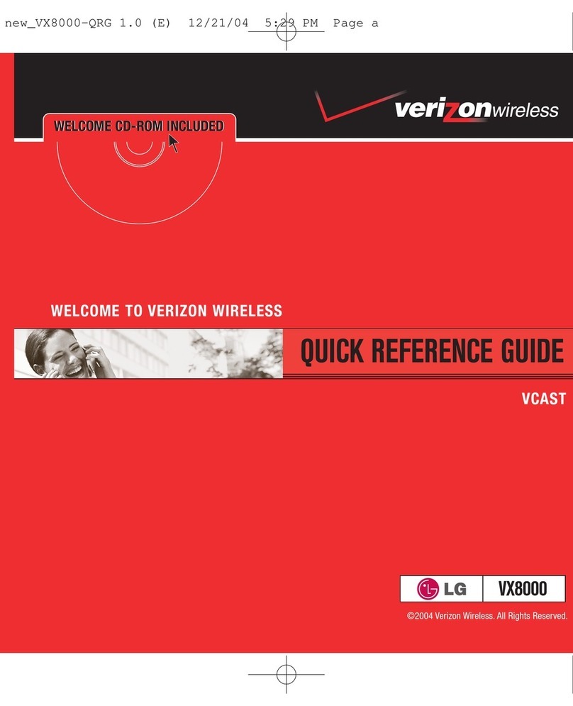 LG VX8000 User manual