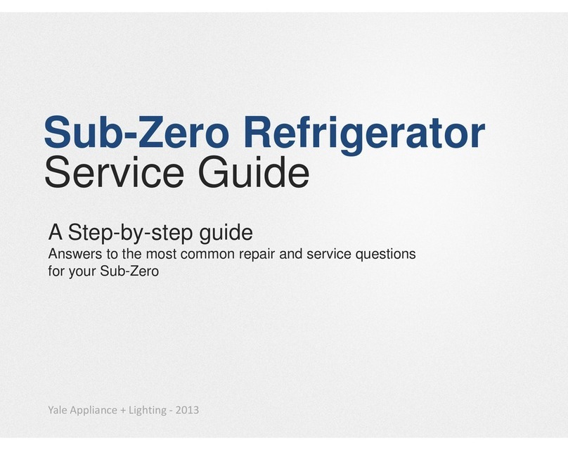 Sub-Zero 500 Series User manual