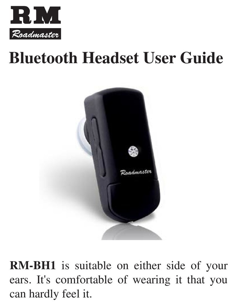 Roadmaster RM-BH1 user guide