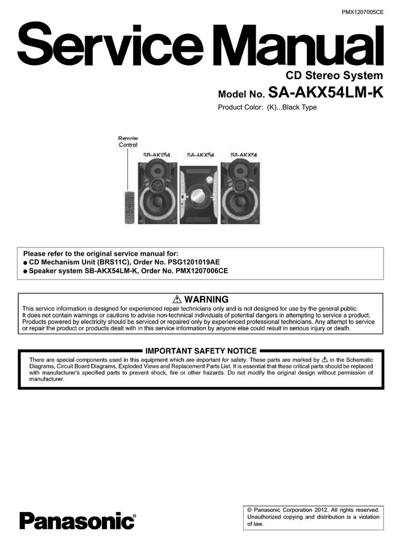Panasonic SA-AKX54LM-K User manual