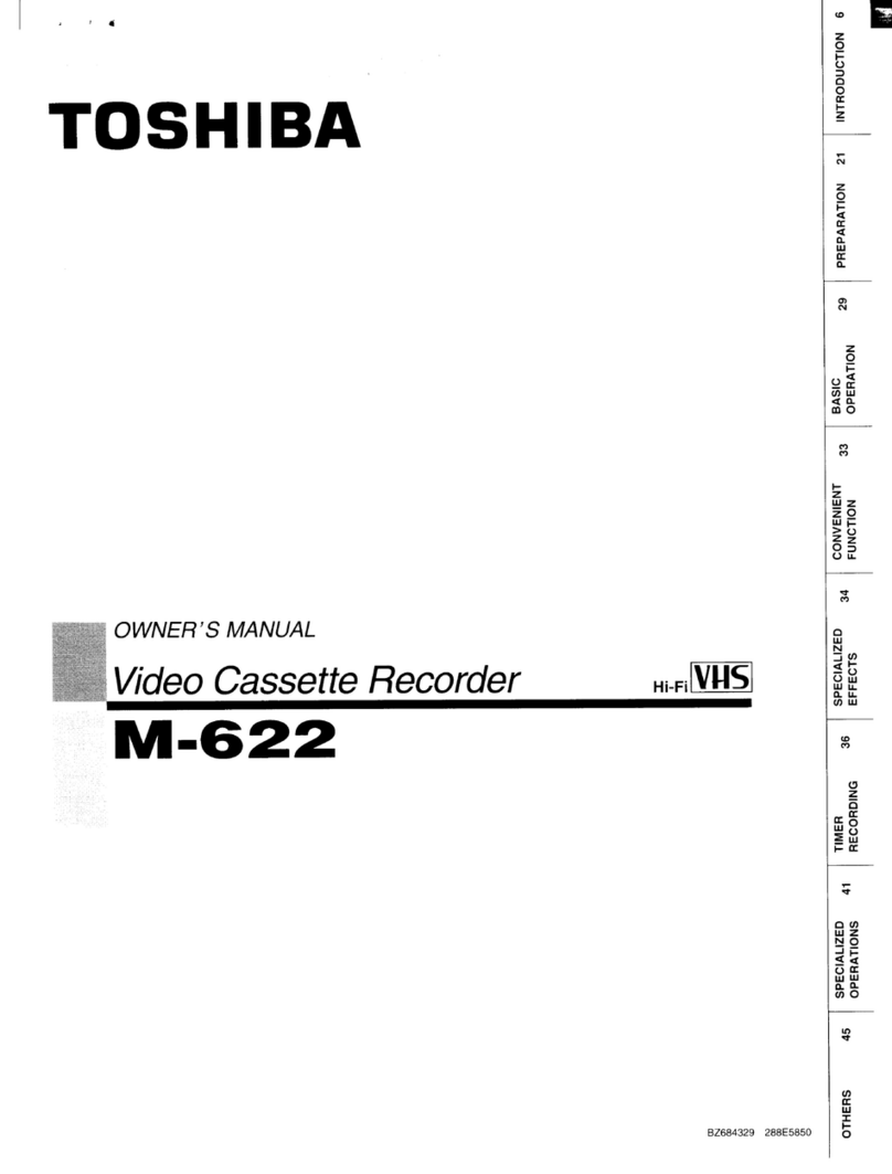 Toshiba M-622 User manual Toshiba M-622 User manual