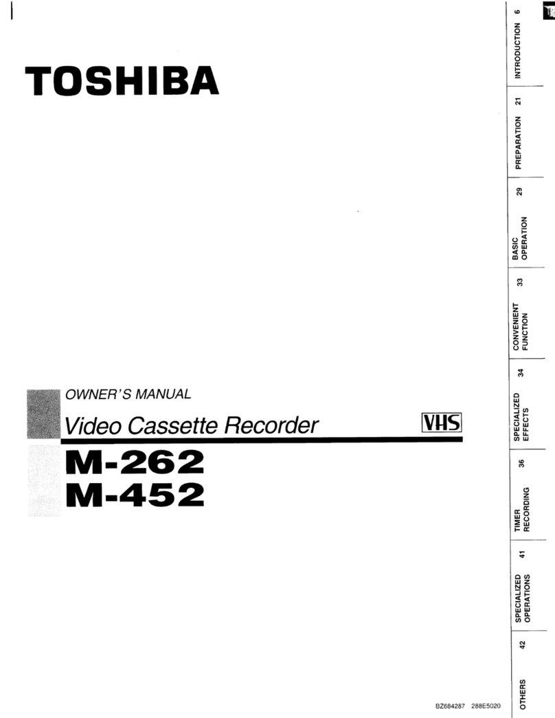 Toshiba M-262 User manual