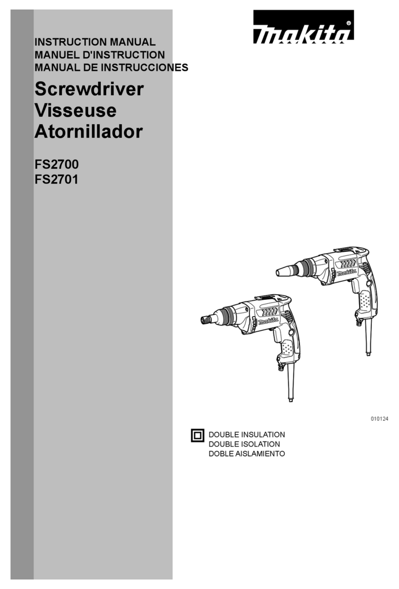 Makita FS2700 User manual Makita FS2700 User manual