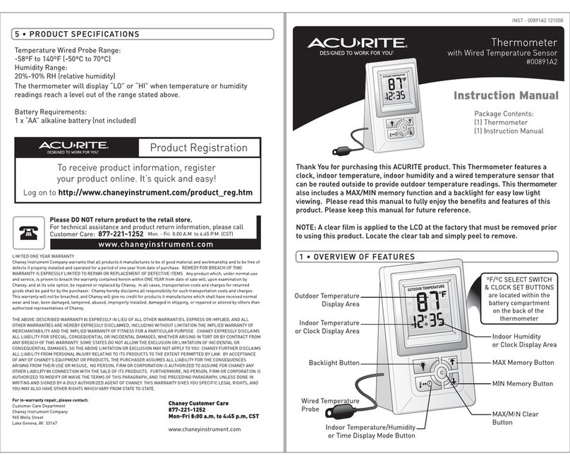 ACU-RITE 00891A2 User manual
