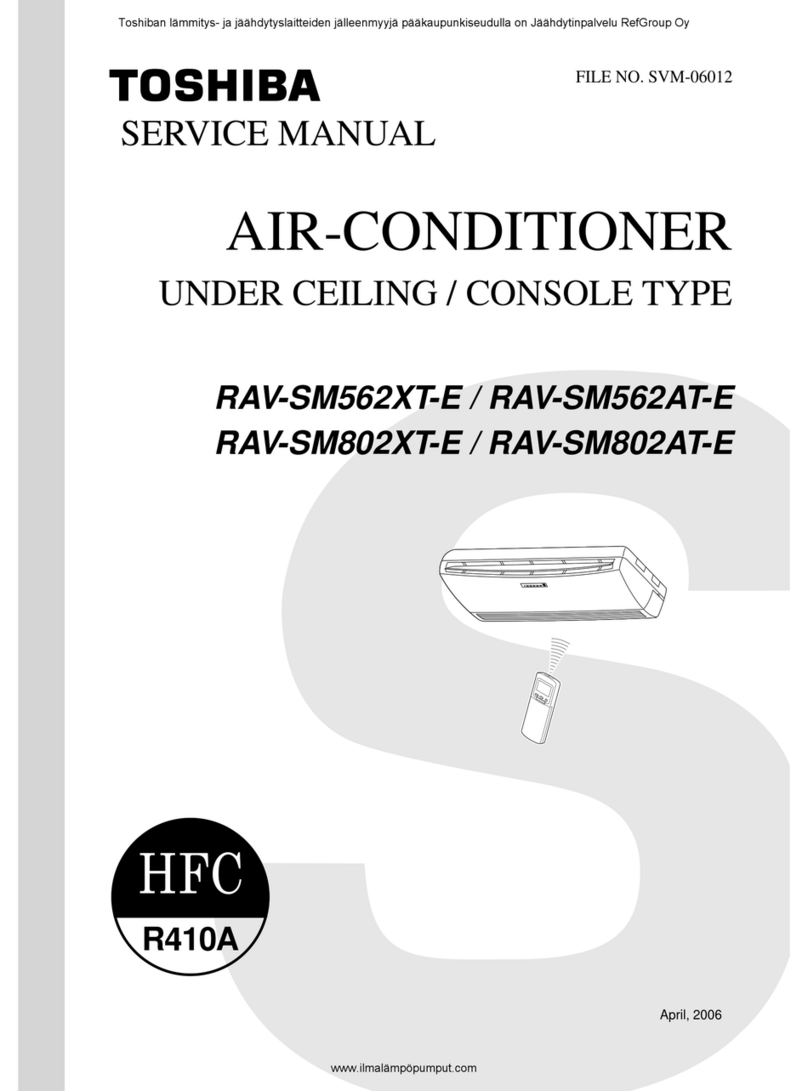 Toshiba RAV-SM562XT-E User manual