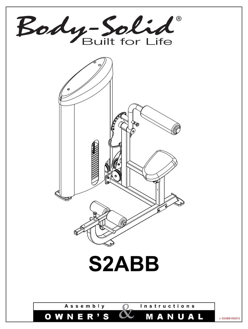 Body Solid S2ABB User manual