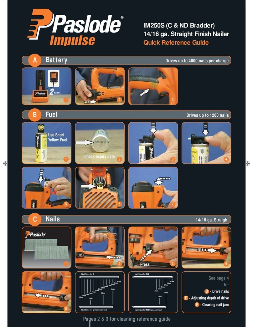Paslode IM250S User manual