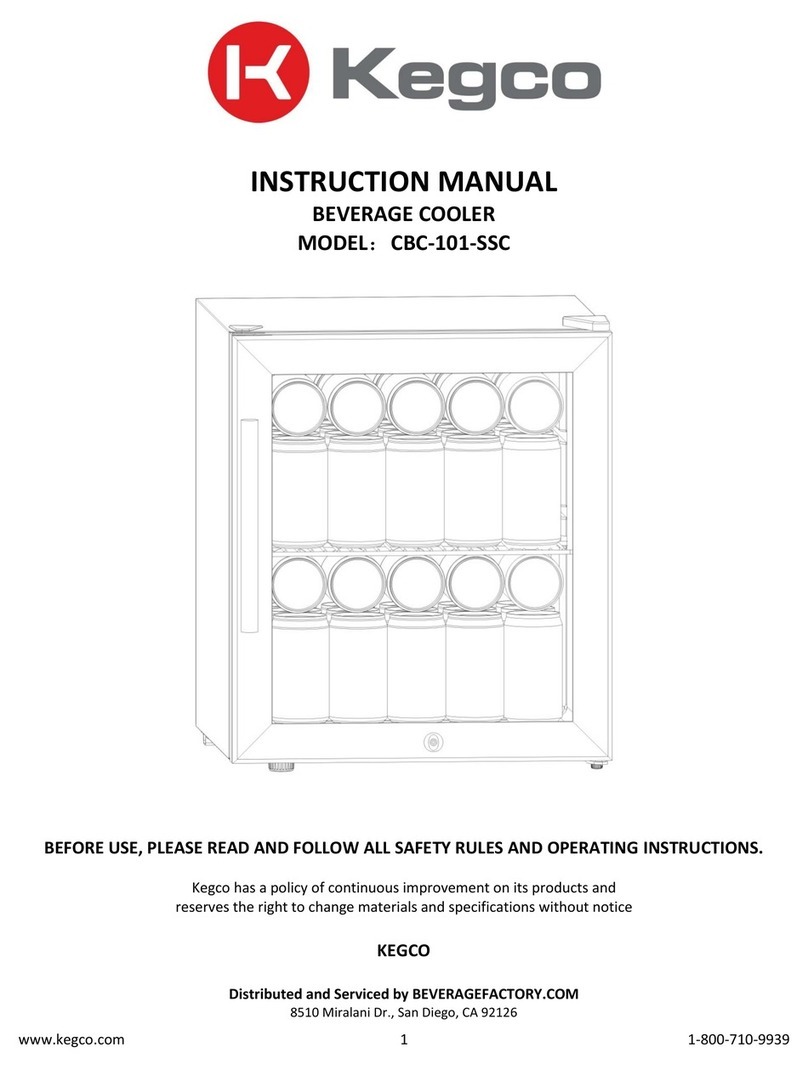 Kegco CBC-101-SSC instruction manual
