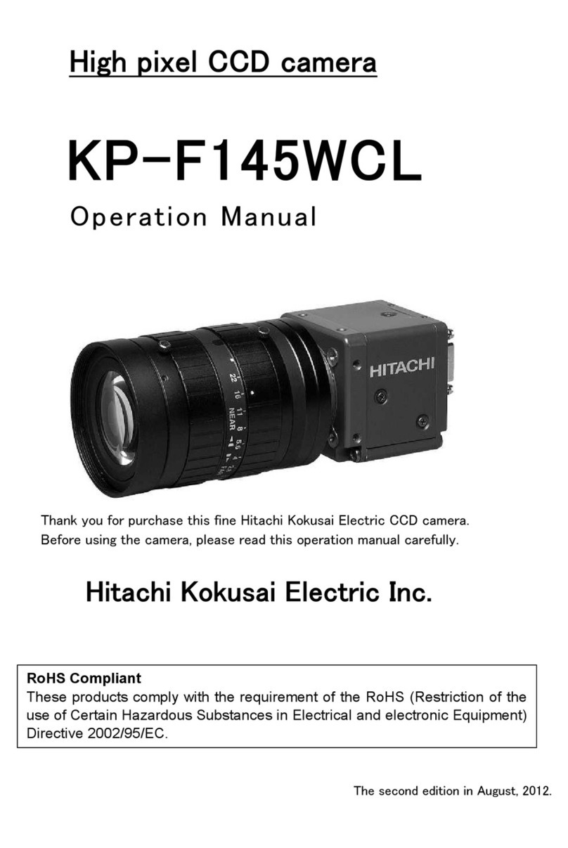 Hitachi KP-F145WCL User manual Hitachi KP-F145WCL User manual