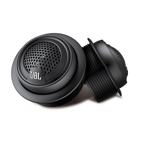 JBL GTO 19t User manual
