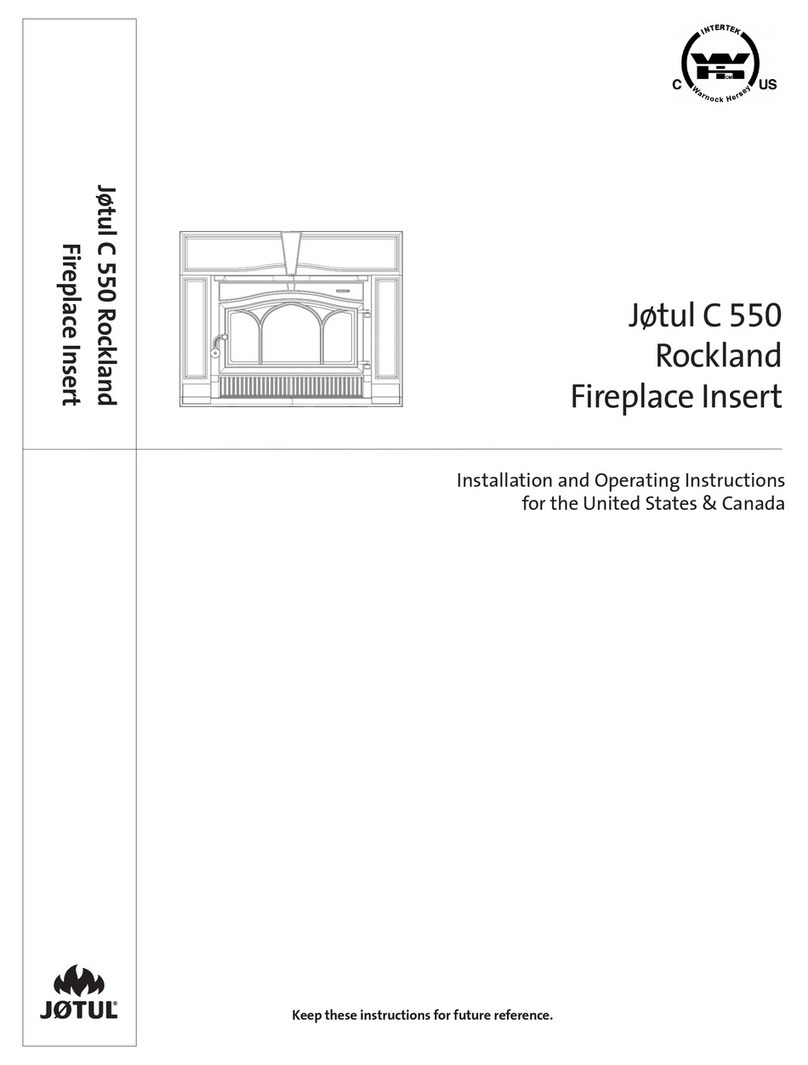 Jøtul C 550 Rockland User manual
