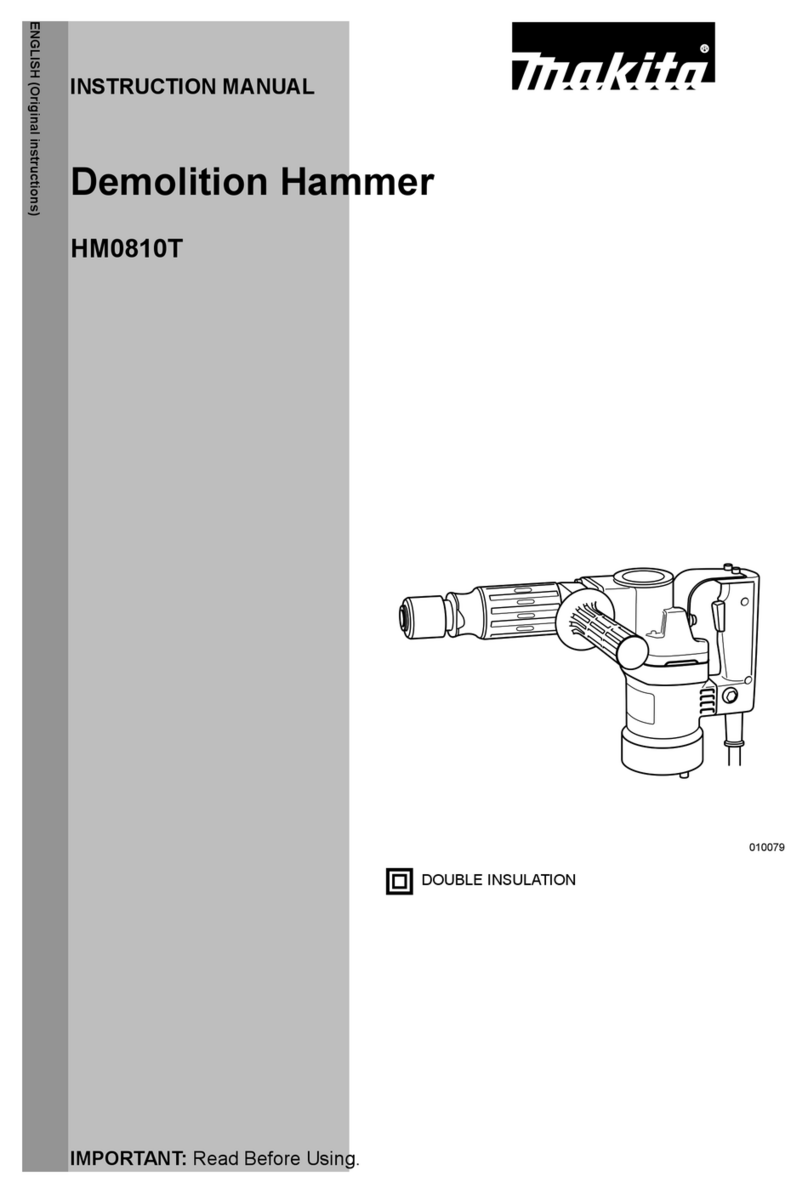 Makita HM0810T instruction manual