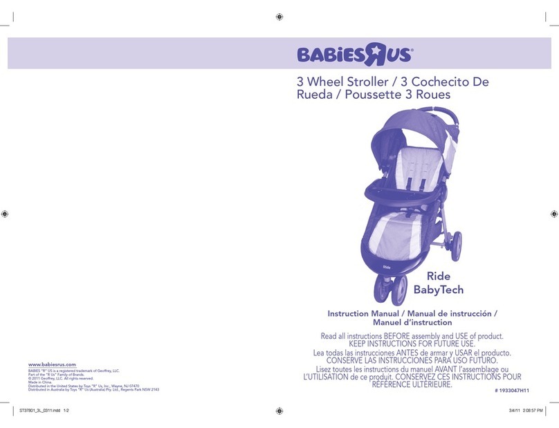 Babies R' Us Ride BabyTech instruction manual