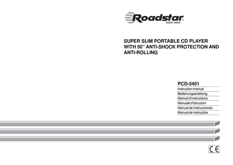 Roadstar PCD-5451 User manual