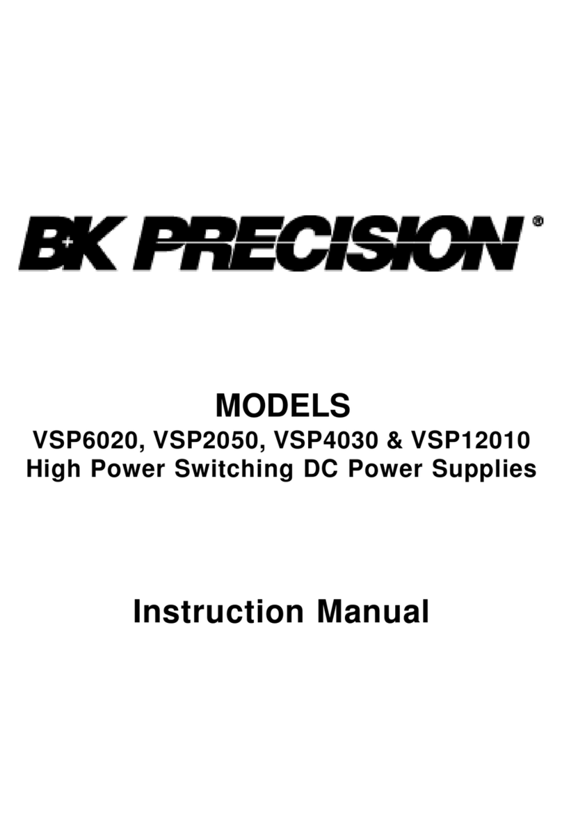 B+K precision VSP6020 User manual