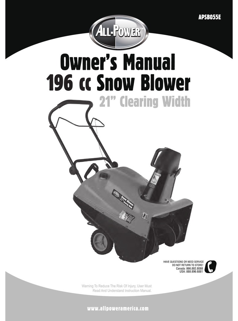 ALLPOWER 19*6 cc owner's manual