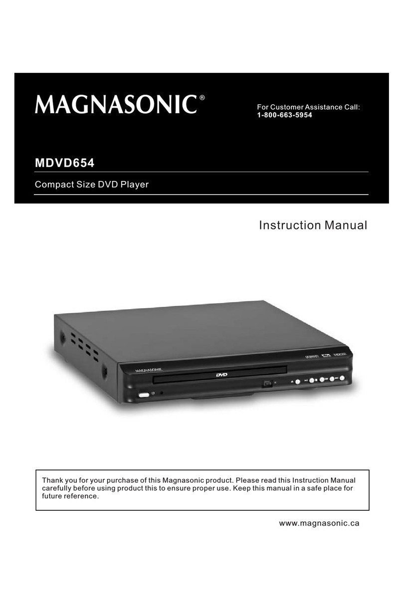 Magnasonic MDVD654 instruction manual