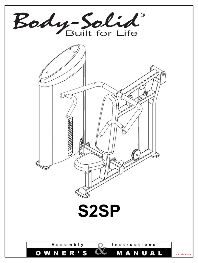 Body Solid S2SP owner's manual