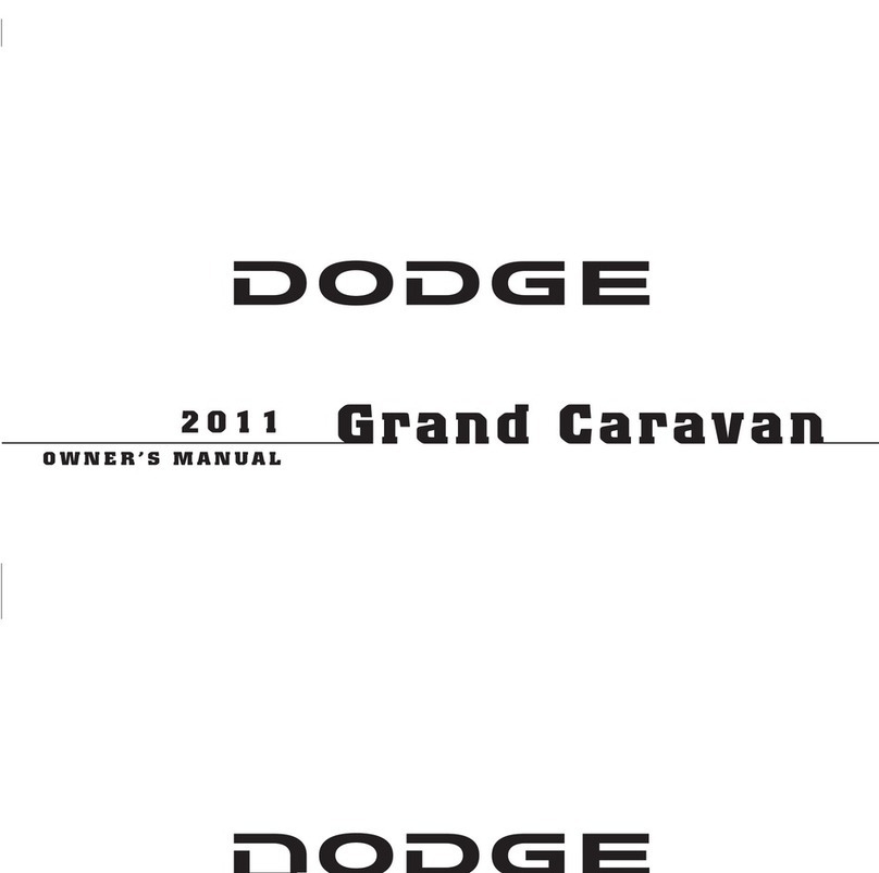 Dodge 2011 Grand Caravan User manual