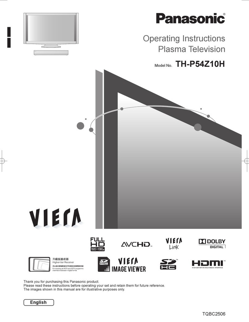 Panasonic Viera TH-P54Z10H User manual