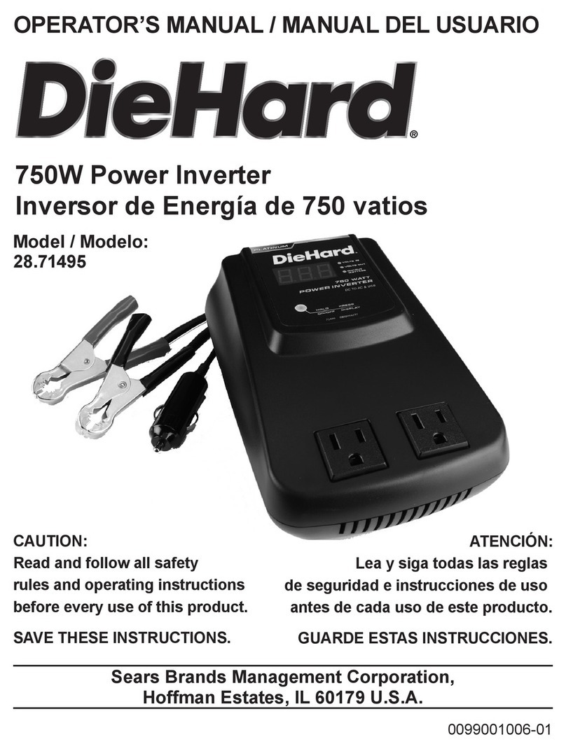 DieHard 28.71495 Operator's manual