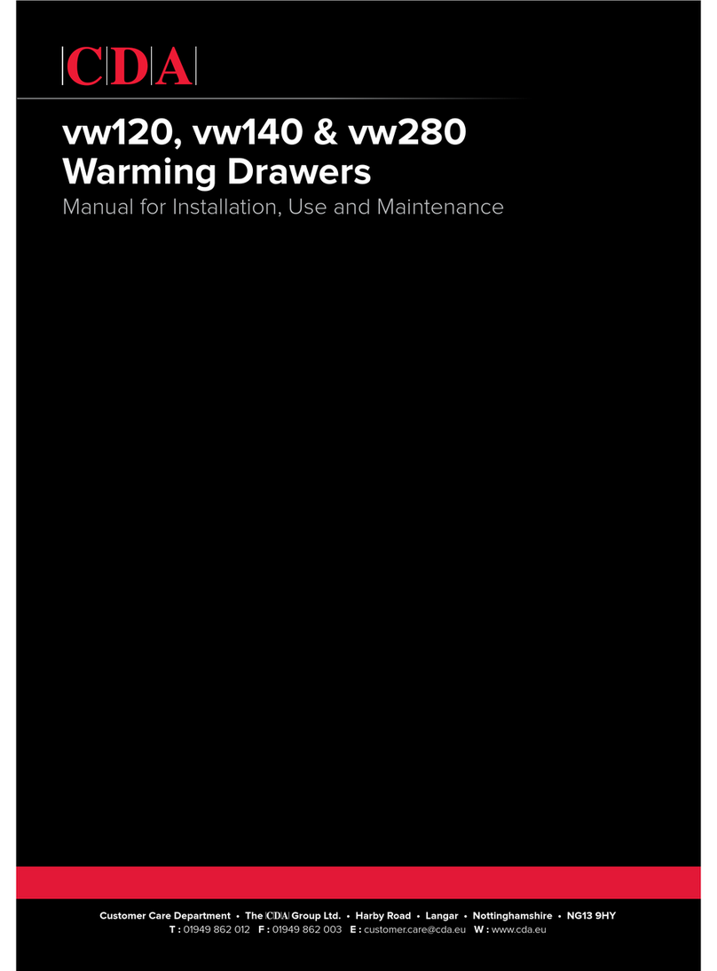 CDA vw120 Reference manual